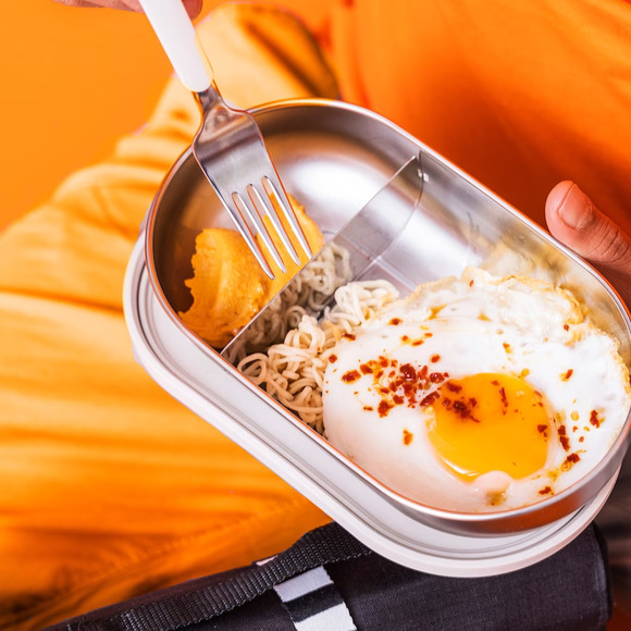 IKEA HALVVARM Food Container With Lid & Divider (204.972.21) NEW - Picture 4 of 5